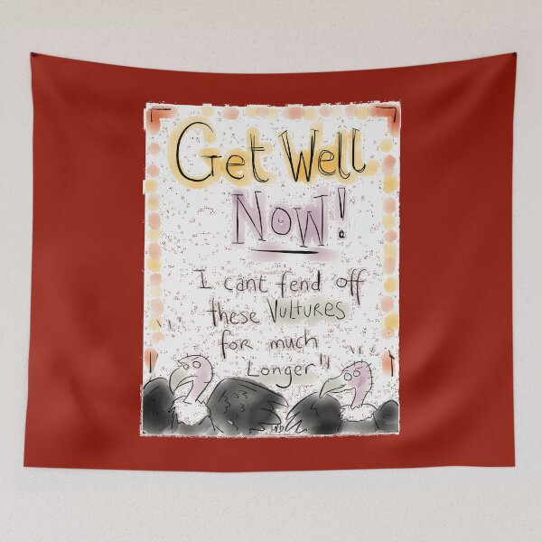 Item preview, GET WELL Vultures!  Postcard 	 designed and sold by gjvcadyc4.