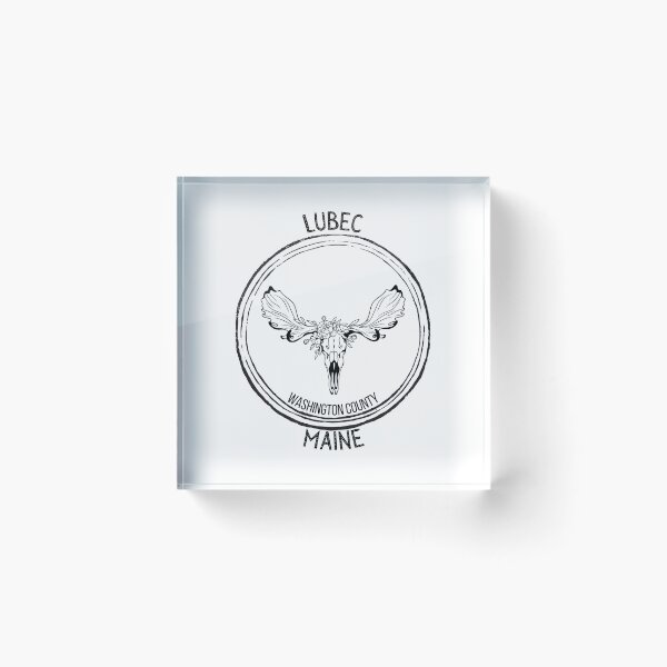 Item preview, Lubec Maine Moose Skull designed and sold by Ashley Gagnon.