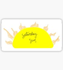 “Saturday Sun” Vance Joy Lyrics Sticker
