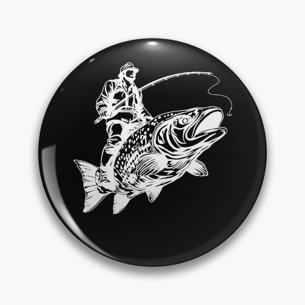 Item preview, Trout Master White designed and sold by ethnicdrawing.