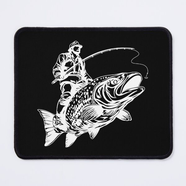 Item preview, Trout Master White designed and sold by ethnicdrawing.