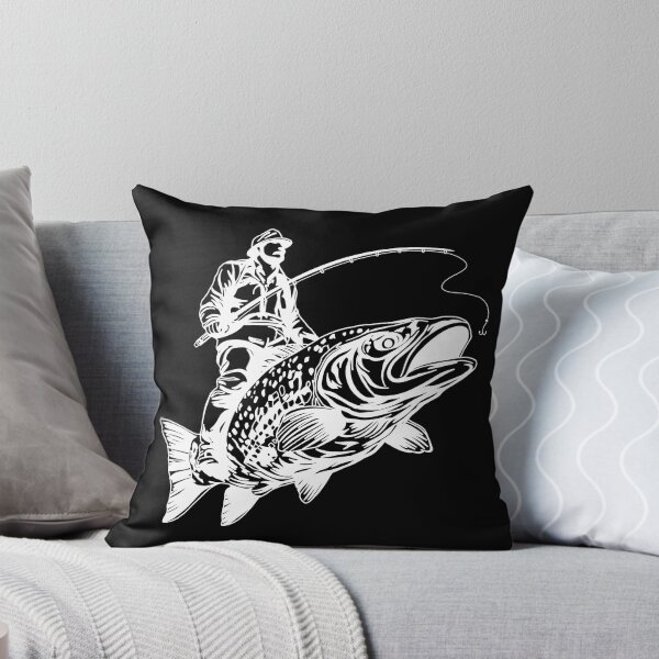 Item preview, Trout Master White designed and sold by ethnicdrawing.