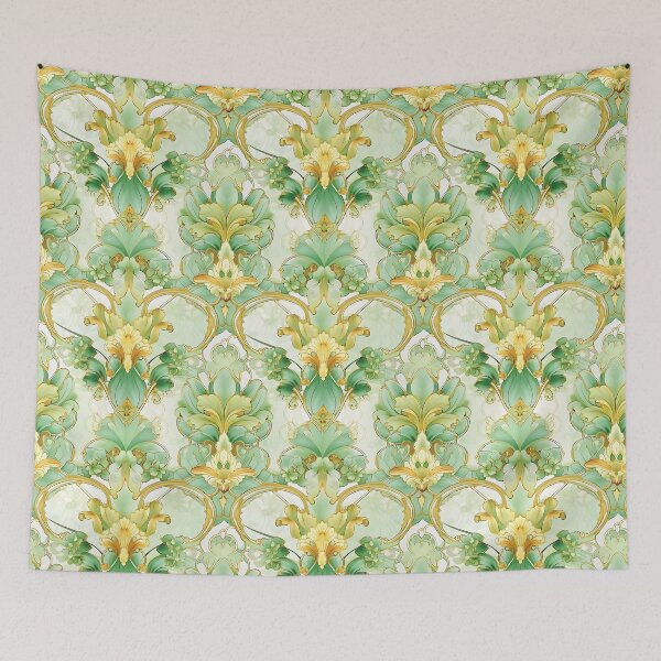 Item preview, Green Ottoman Palace Ethnic Pattern designed and sold by Ottoman Palace Designs.