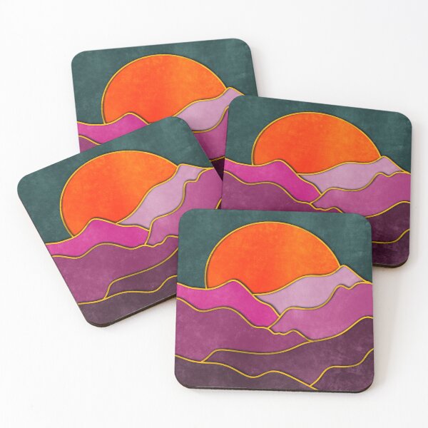 Item preview, Digital landscape with gold accent designed and sold by Blissful Brushes.