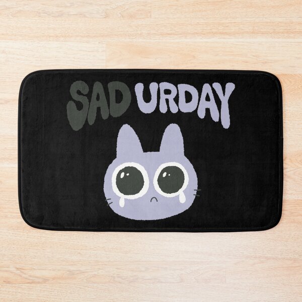 Item preview, sad urday - sad cat designed and sold by TNwandesignart.