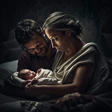 Artwork thumbnail, New born Baby by LenCarol