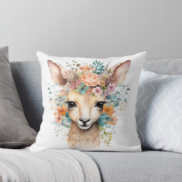 Item preview, Cute Floral Deer designed and sold by Flyleaf-Prints.