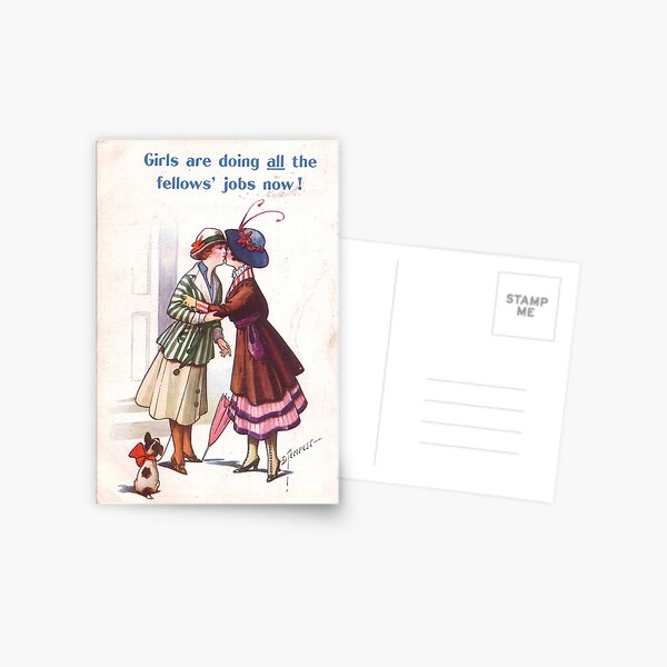 Lesbian Suffragettes Postcard