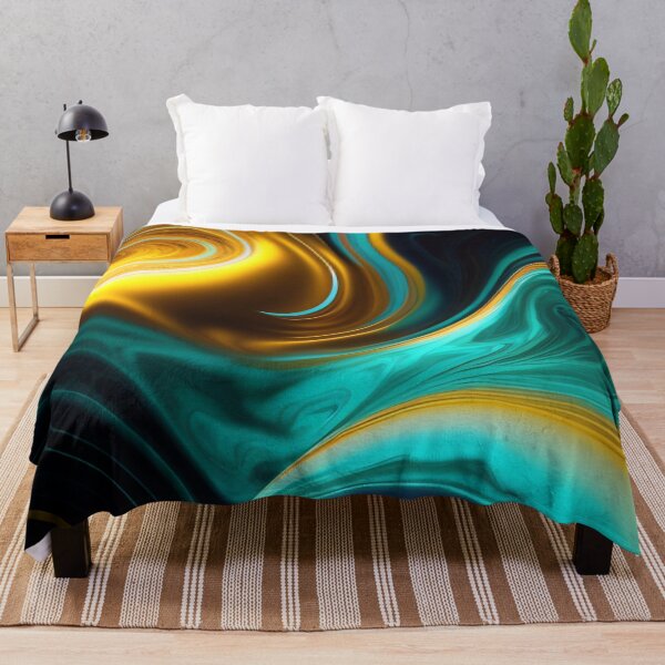 Item preview, Liquid Metal Blue and Gold designed and sold by calibrit.