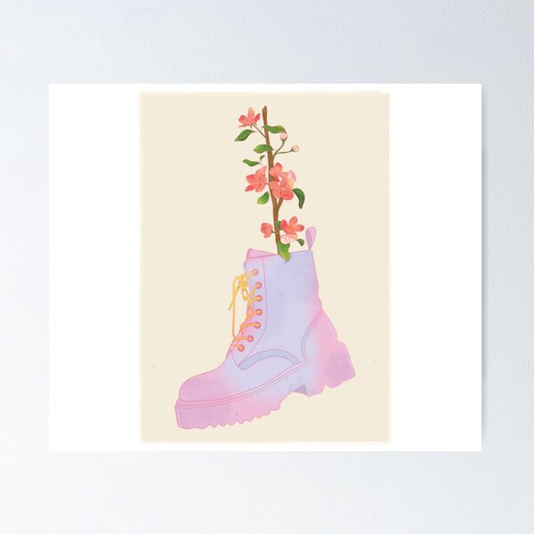 Item preview, boot in flower designed and sold by atalitas.