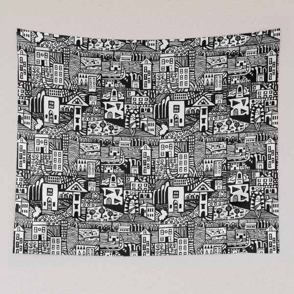 Item preview, Urban Dream - Black and White designed and sold by Artberry.