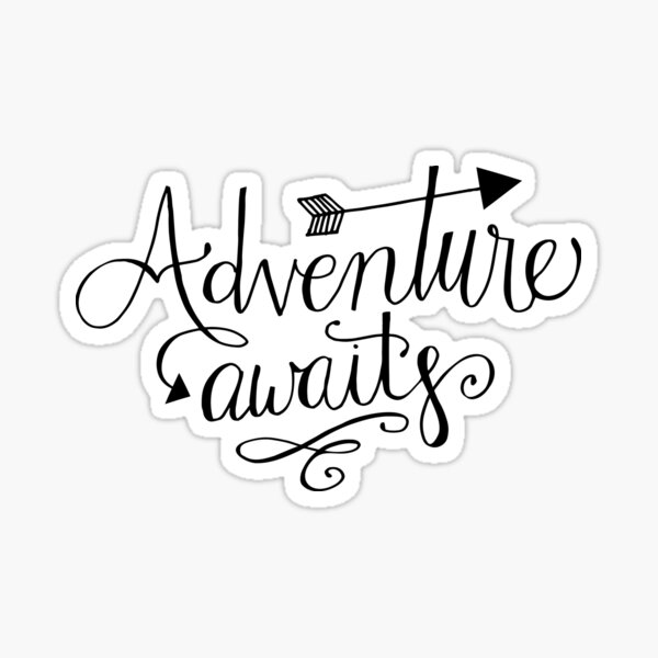 Adventure Awaits Sticker