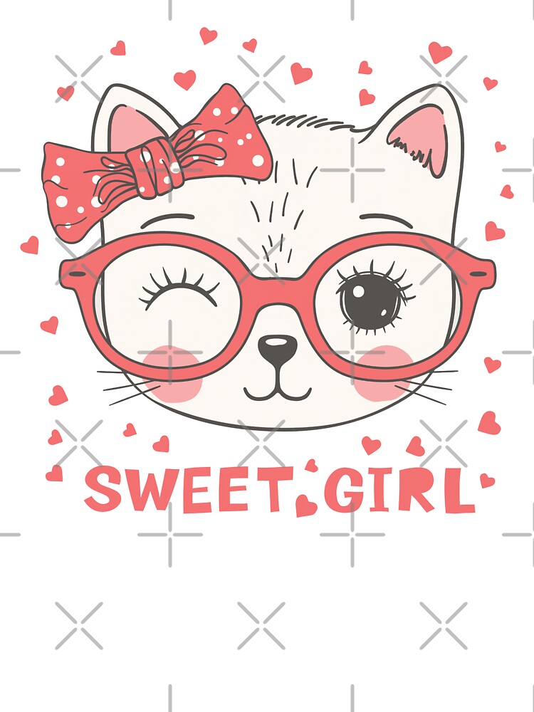 Cat PFP, Sweet Girl Kids T-Shirt for Sale by graphic-genie