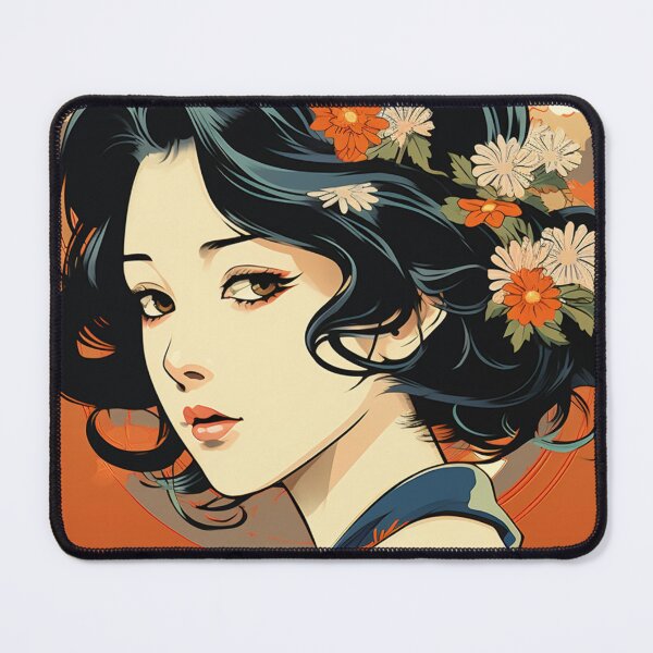 Item preview, Ukiyo-e Retro Pop Aesthetic Girl designed and sold by NateCF.