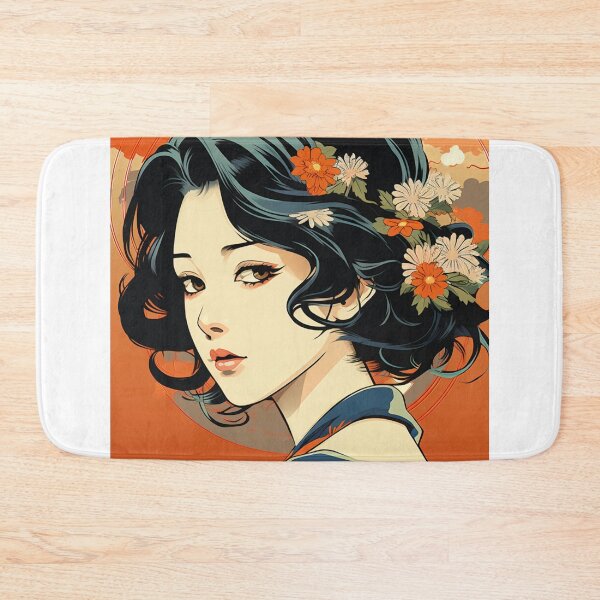 Aperçu de l'œuvre Ukiyo-e Rétro Pop Esthétique Fille créée et vendue par NateCF.