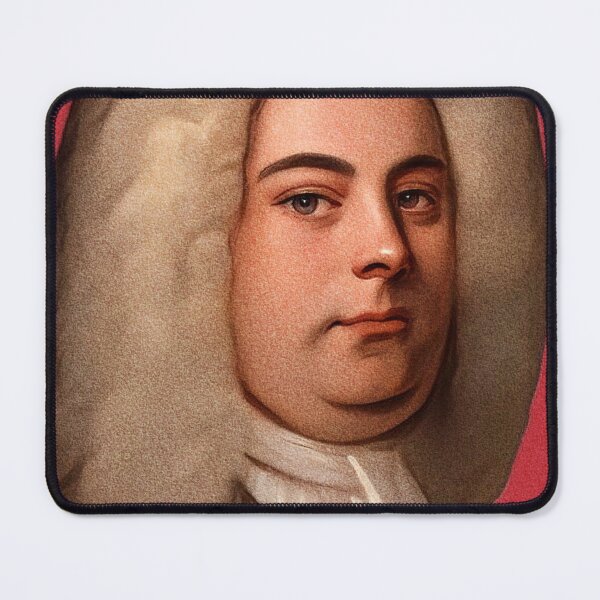 Item preview, German - British Composer George Frideric Handel - red - illustration  designed and sold by Litstoy.