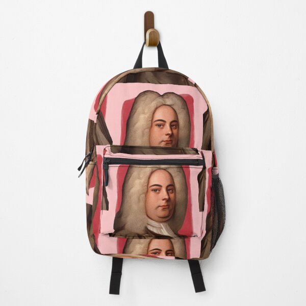 Item preview, German - British Composer George Frideric Handel - red - illustration designed and sold by Litstoy.