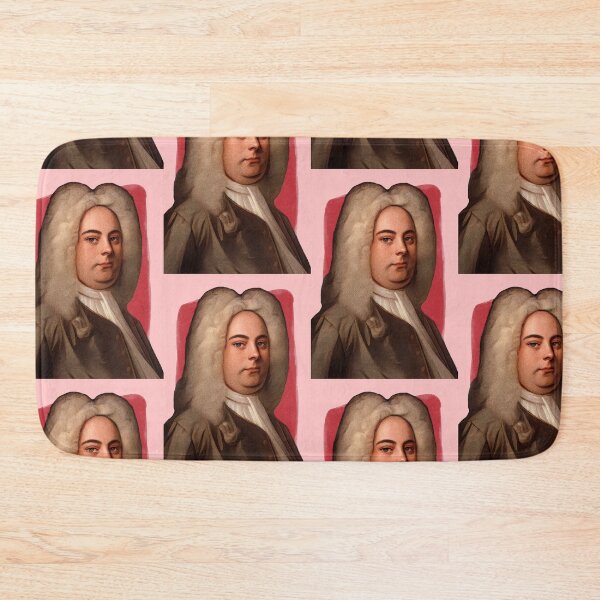 Item preview, German - British Composer George Frideric Handel - red - illustration  designed and sold by Litstoy.
