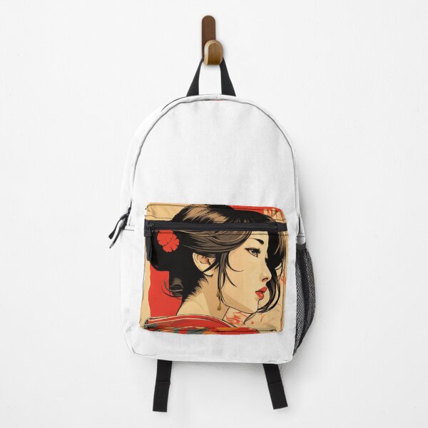 Aperçu de l'œuvre Ukiyo-e Rétro Pop Esthétique Fille créée et vendue par NateCF.