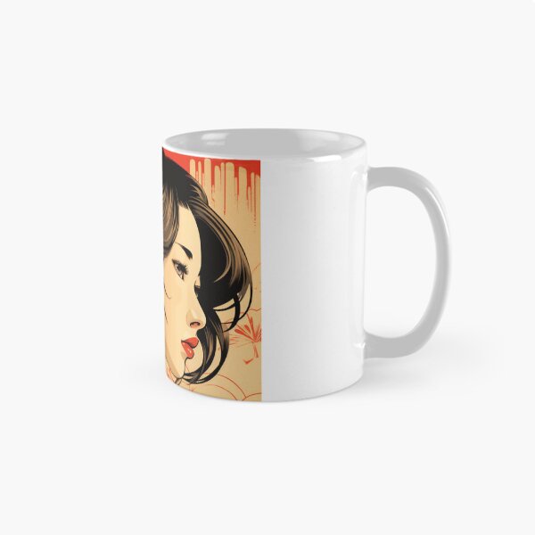 Aperçu de l'œuvre Ukiyo-e Rétro Pop Esthétique Fille créée et vendue par NateCF.