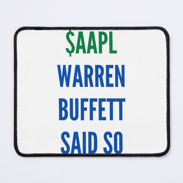 Item preview, AAPL Warren Buffett Said So designed and sold by eoghan-copp.