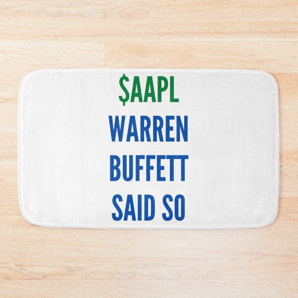 Item preview, AAPL Warren Buffett Said So designed and sold by eoghan-copp.