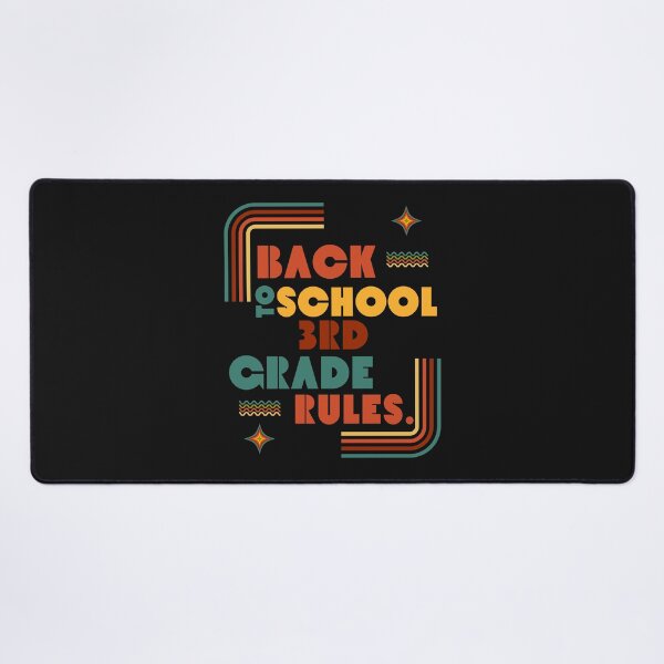 Item preview, BACK TO SCHOOL 3RD GRADE RULES.  designed and sold by MyKinsDoodles.