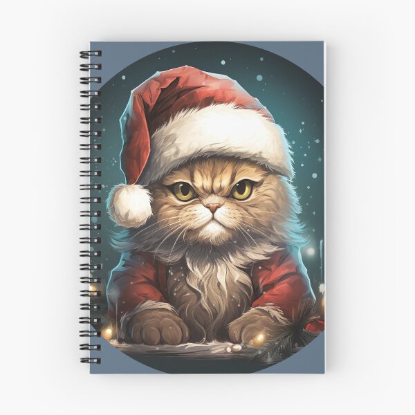 Item preview, Grumpy Christmas Cat - SantaCat designed and sold by DeadPixlDesigns.