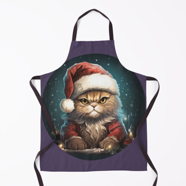 Item preview, Grumpy Christmas Cat - SantaCat designed and sold by BLKBNNY.