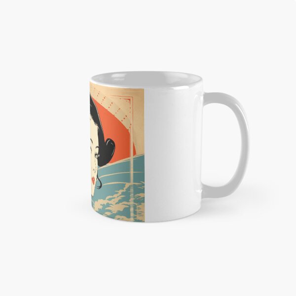 Aperçu de l'œuvre Ukiyo-e Rétro Pop Esthétique Fille créée et vendue par NateCF.