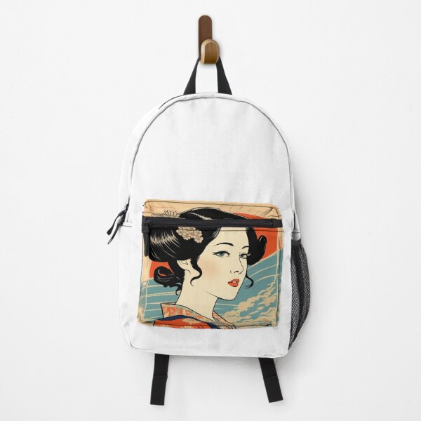 Item preview, Ukiyo-e Retro Pop Aesthetic Girl designed and sold by NateCF.