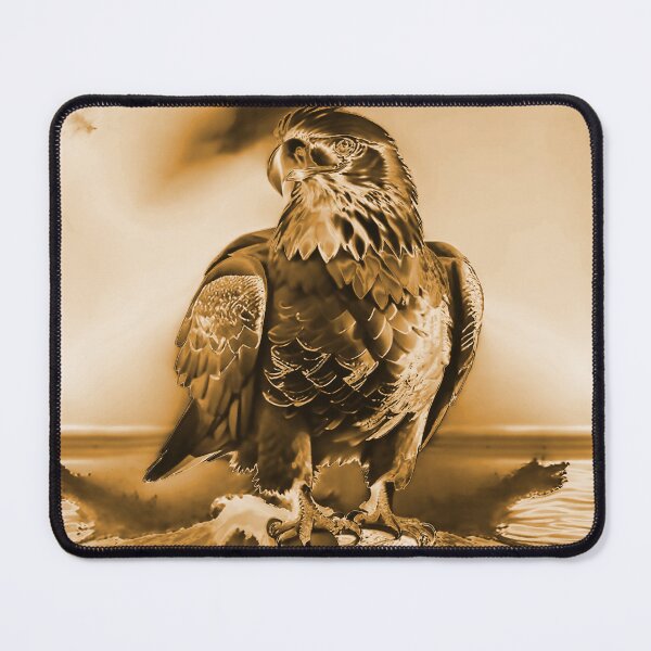 Item preview, Peach American Bald Eagle designed and sold by deniselynnimage.