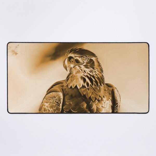 Item preview, Peach American Bald Eagle designed and sold by deniselynnimage.