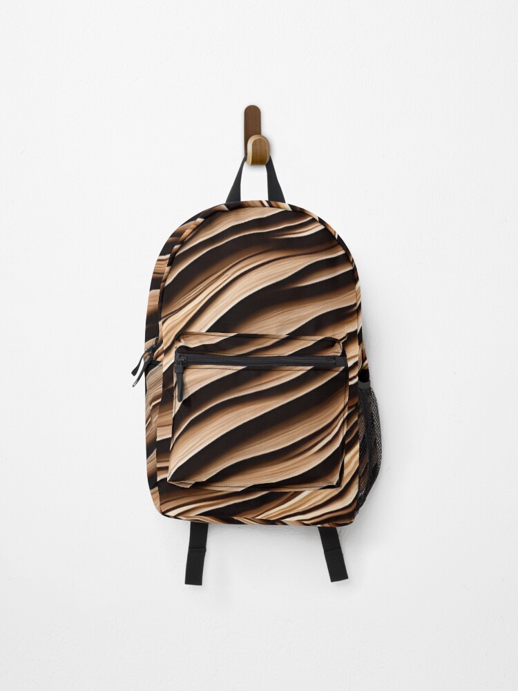 Thumbnail 1 of 3, Backpack, Abstract Tree Bark Pattern designed and sold by calibrit.