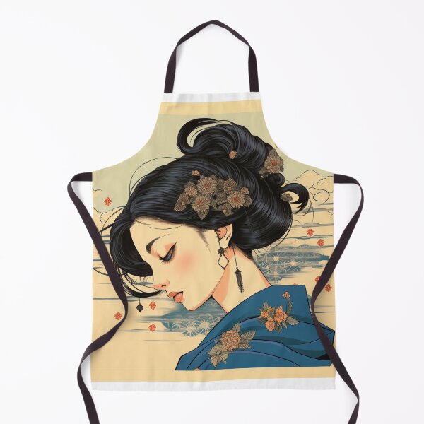 Aperçu de l'œuvre Ukiyo-e Rétro Pop Esthétique Fille Triste créée et vendue par NateCF.