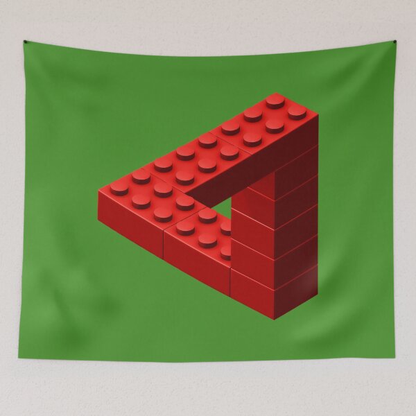 Item preview, Escher Toy Bricks - Red   	 designed and sold by hdukiyxgb46.