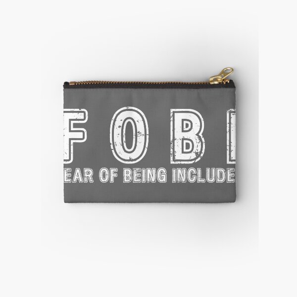 Item preview, Fear of being included white print designed and sold by damnrightmyfoto.
