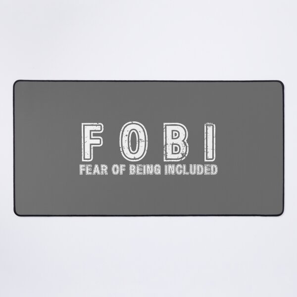 Item preview, Fear of being included white print designed and sold by damnrightmyfoto.