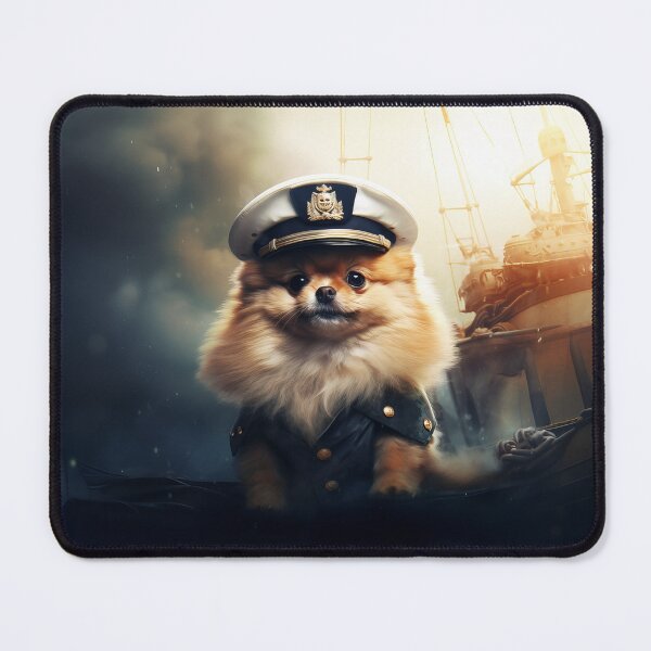 Item preview, Adorable Pomeranian Sailor Captin designed and sold by ttntt.