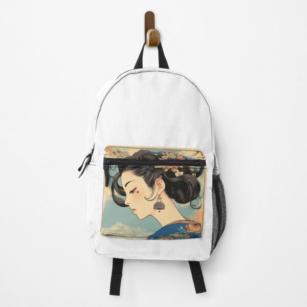 Item preview, Ukiyo-e Retro Pop Aesthetic Girl designed and sold by NateCF.