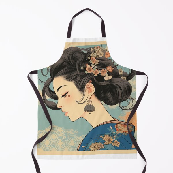 Aperçu de l'œuvre Ukiyo-e Rétro Pop Esthétique Fille créée et vendue par NateCF.