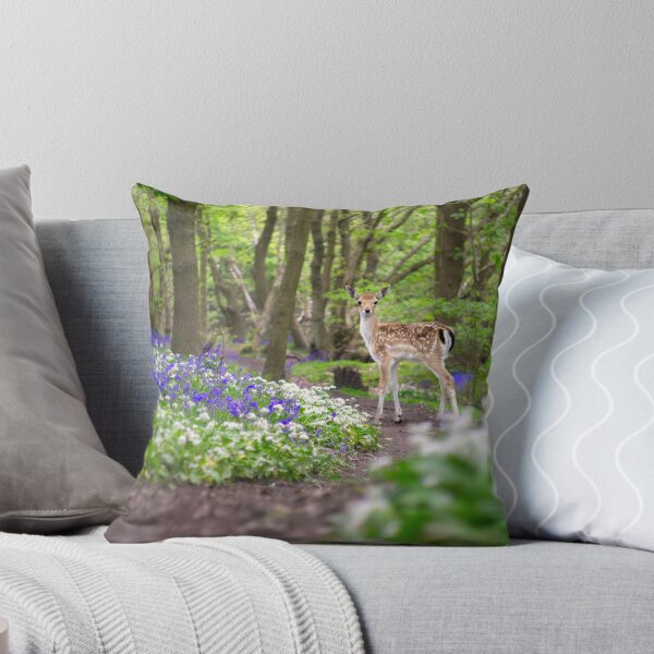Item preview, Deer In A Bluebell Wood designed and sold by Alisonchambers2.
