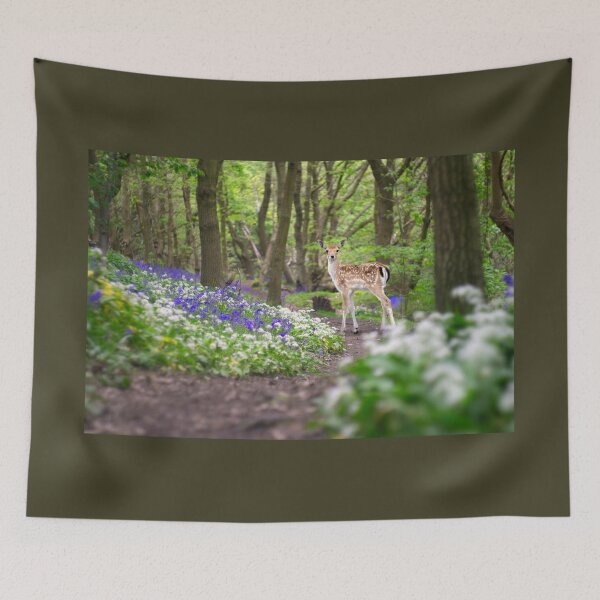 Item preview, Deer In A Bluebell Wood designed and sold by Alisonchambers2.