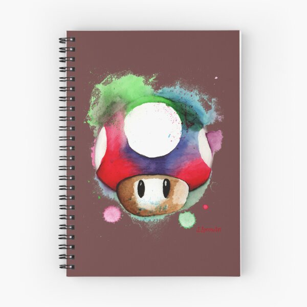 Item preview, 1 UP mushroom Watercolor Classic designed and sold by yrxcjzkmrm70.