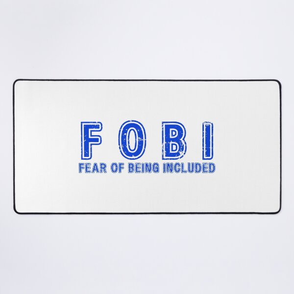 Item preview, Fear of being included blue print designed and sold by damnrightmyfoto.