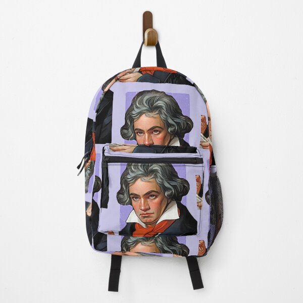 Item preview, German Composer Ludwig van Beethoven - purple - illustration  designed and sold by Litstoy.