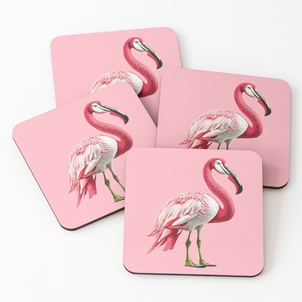 Artikelvorschau, Kaminporträt eines roten Flamingos entworfen und verkauft von Pickmash.