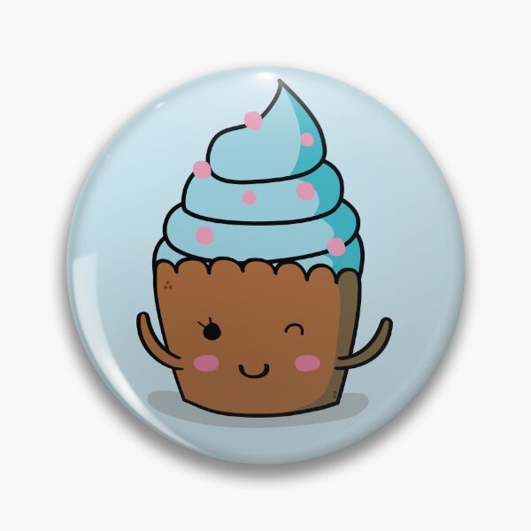 Item preview, Cute cupcake illustration designed and sold by CutestShopEver.