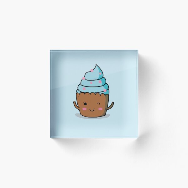 Item preview, Cute cupcake illustration designed and sold by CutestShopEver.