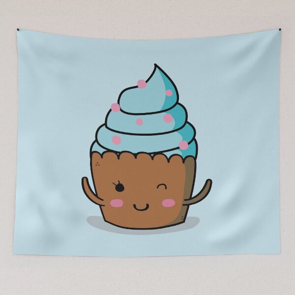 Item preview, Cute cupcake illustration designed and sold by CutestShopEver.